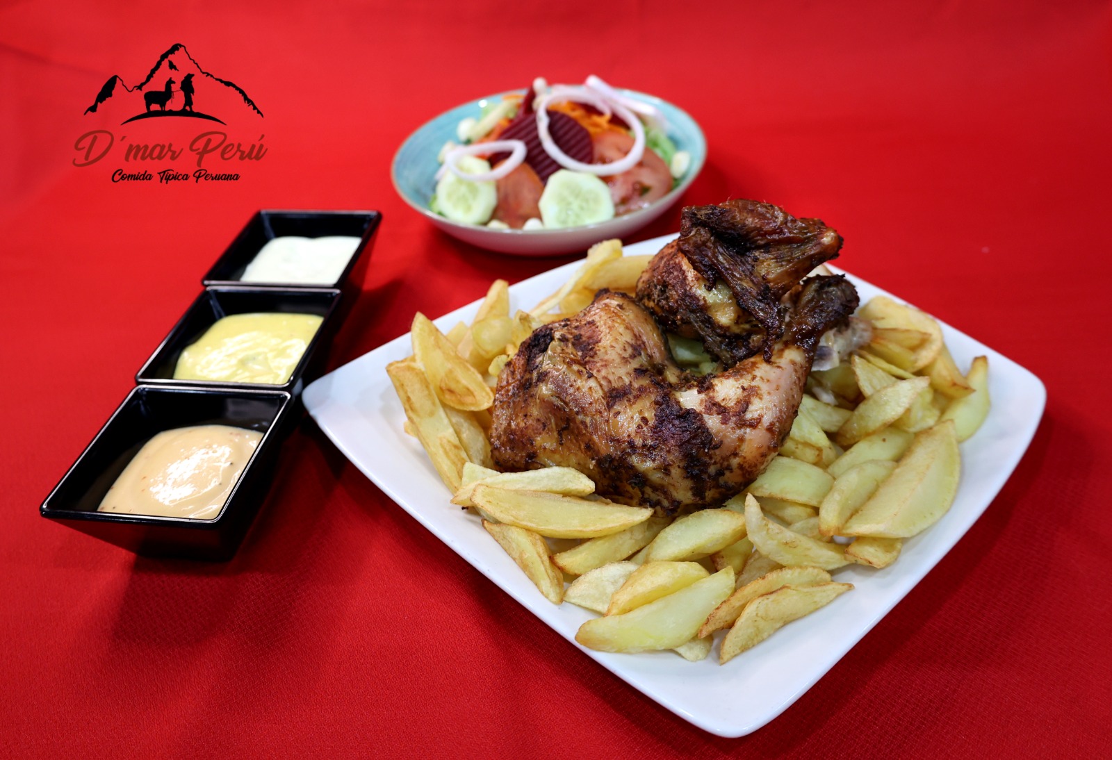 Pollo a la brasa en Pinto